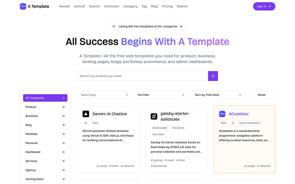 Atemplate网页模版