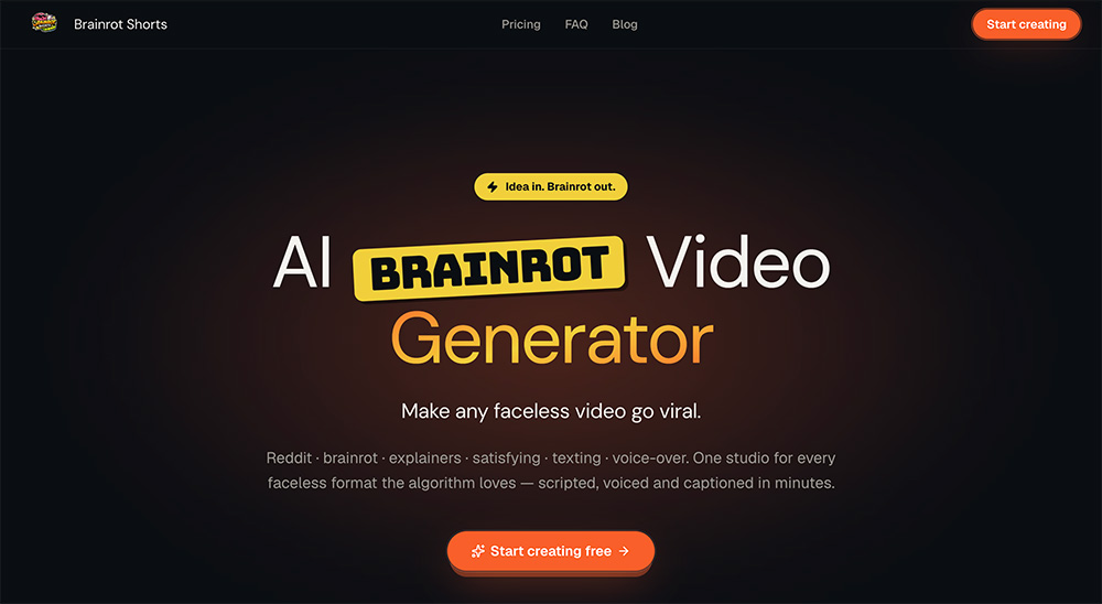 Brainrot Shorts官网插图