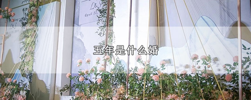 五年是什么样的婚姻？