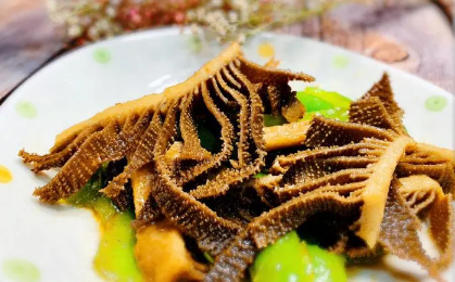 牛百叶的黑色怎么处理