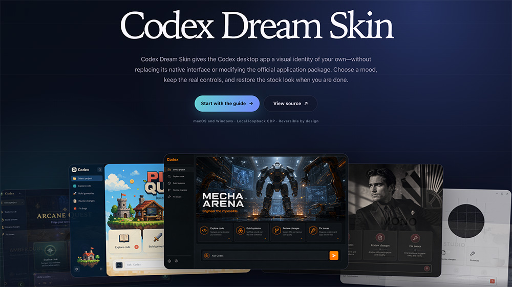 Codex Dream Skin官网插图