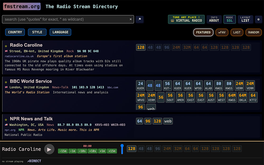 FMStream官网插图