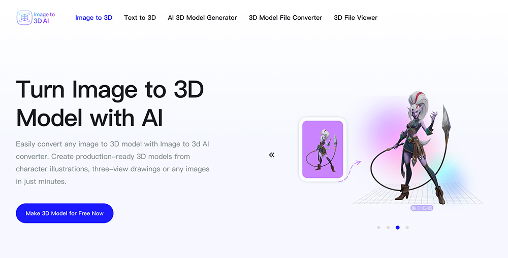 Image to 3D AI官网插图