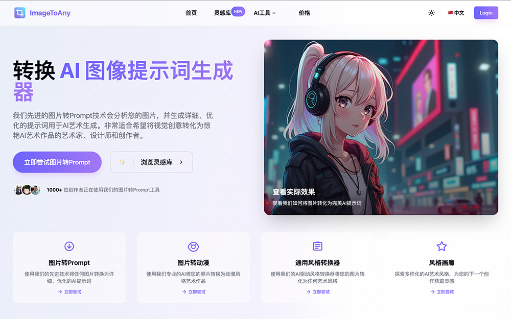 ImageToAny：一键将图像转换为完美AI提示词