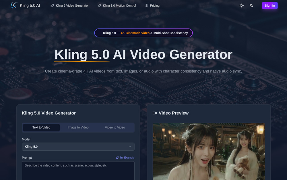 Kling 5.0 AI