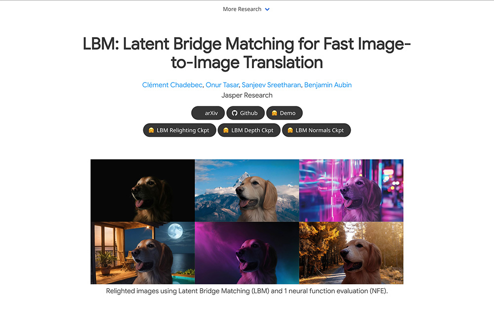 LBM(Latent Bridge Matching)