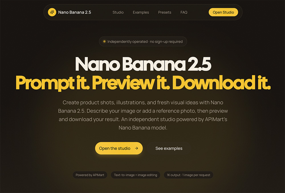 Nano Banana 2.5官网插图