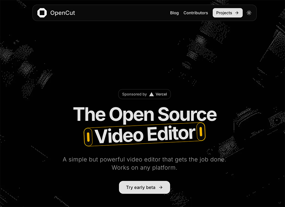OpenCut视频剪辑工具