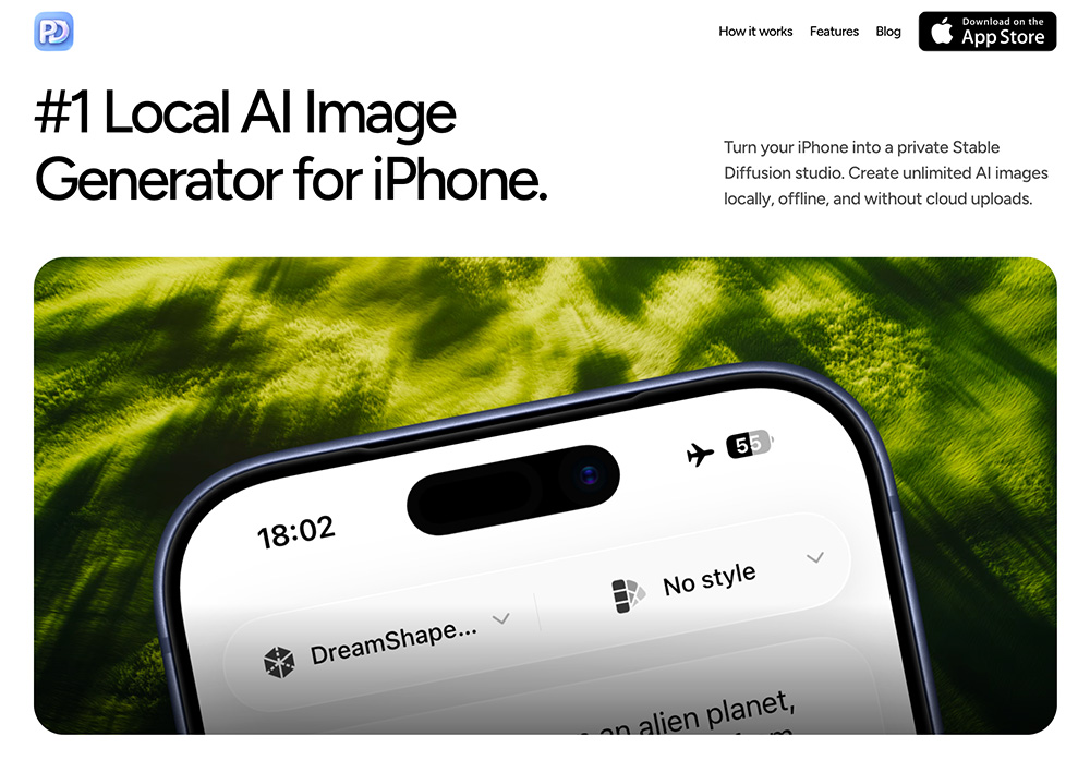 PhoneDiffusion｜iPhone本地离线AI绘图工具