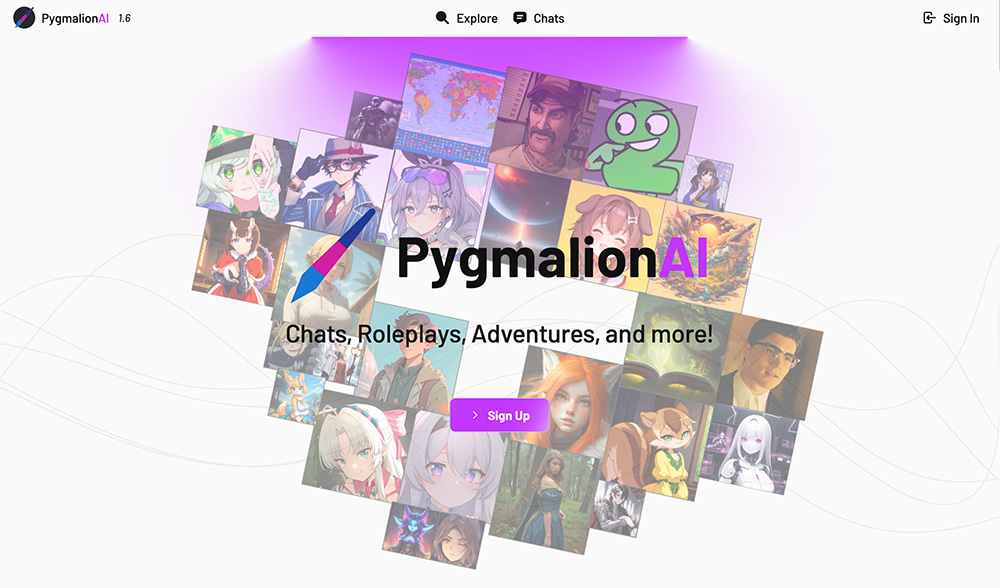 PygmalionAI官网插图
