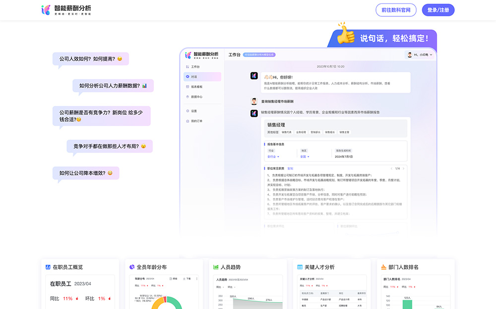 智能薪酬分析AI助理