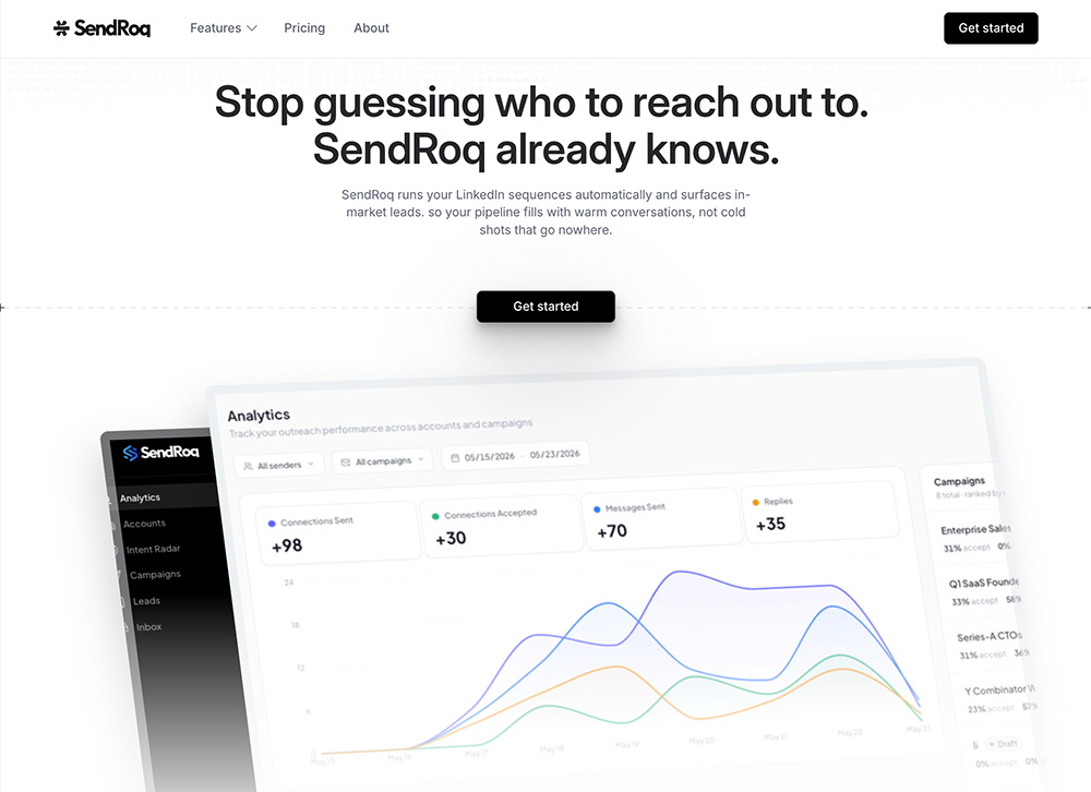SendRoq｜AI智能获客自动化平台