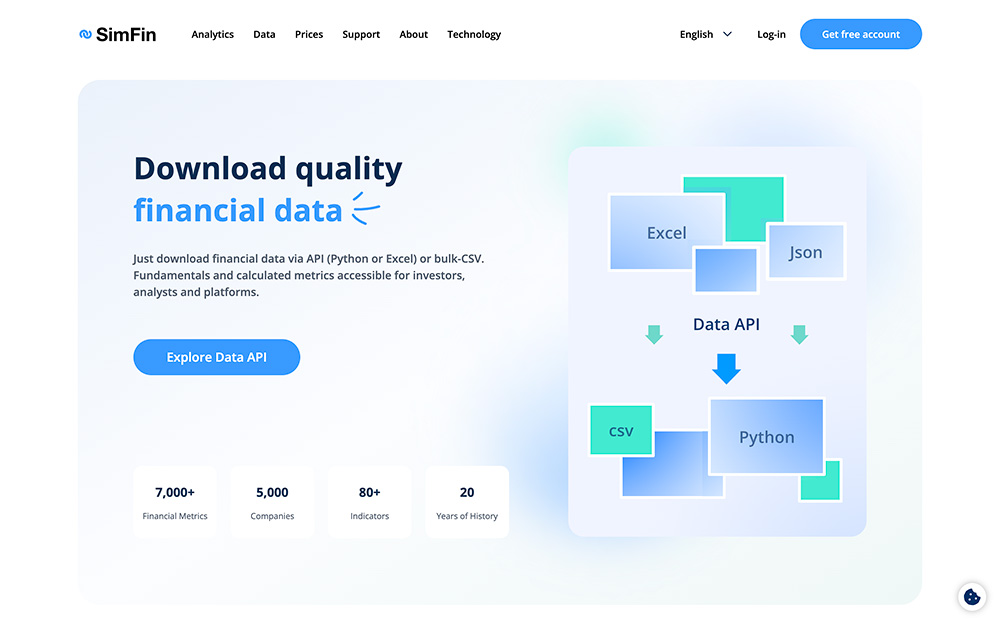 SimFin：一款高级股票分析和数据下载平台