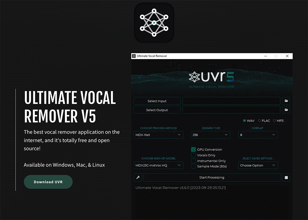 UVR5人声分离工具