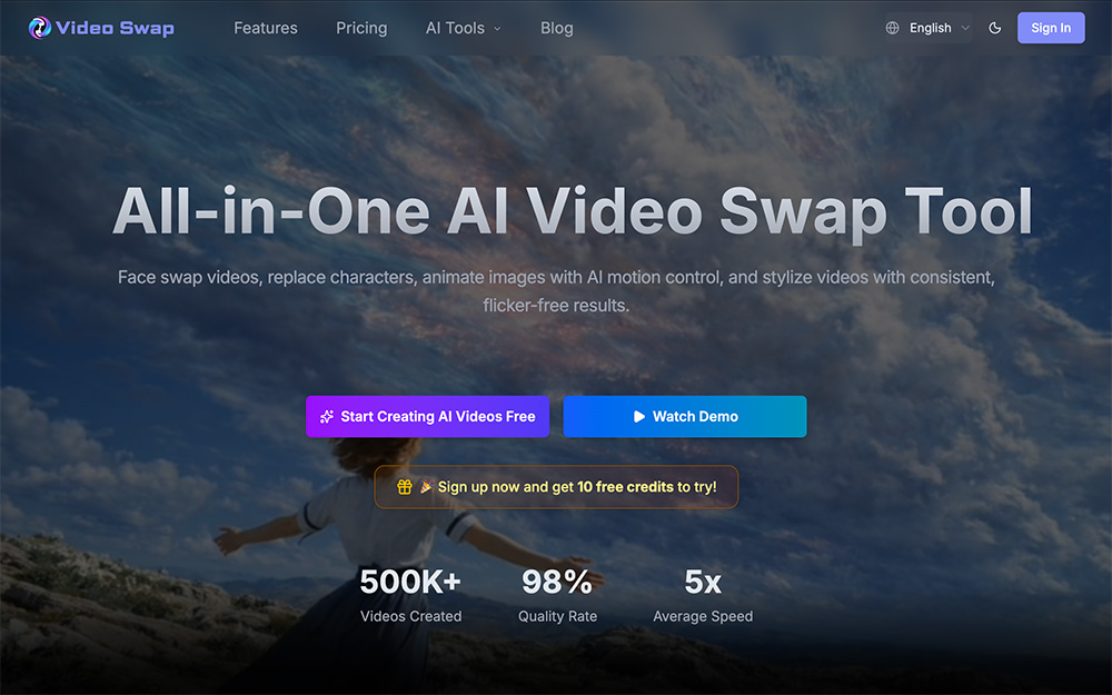 Video Swap（AI Video Swap Studio）官网插图