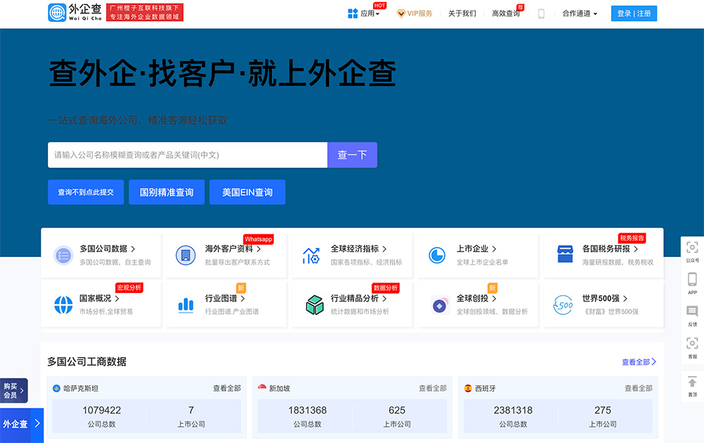 外企查官网插图